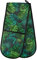 Double Oven Gloves Heat Resistant Green Palm Leaf Double Oven Mitts Pot Holder Heat Protection Oven Gloves for Home Kitchen Baking Cooking BBQ Microwave