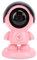 Yctze Home Security Camera 1080P HD Two Way Talk Motion Detection Robot Shape Smart Security Camera with AP Hotspot for Indoor Pet Baby Monitoring (Pink)