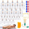 Lot de 32 ventouses en verre avec pompe à vide, ventouses médicales, pour soulager la fatigue musculaire, les maux de dos