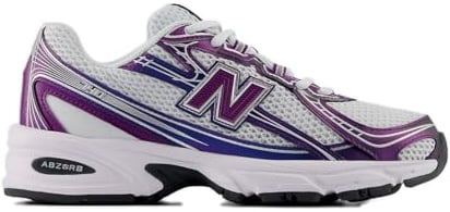 New Balance 740CG2, White sneakers, Concord Grape/White/Phantom, 10.5 UK