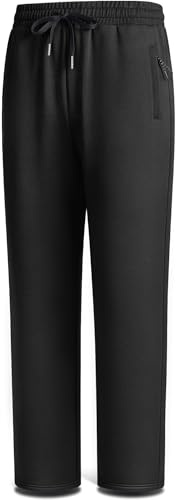 Jogginghose Herren,BULLIANT Herren Schlupfhose mit Reißverschlusstaschen | Herren Jogger Jogginghose Freizeit- und Trainingshose