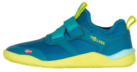 Trollkids Kids Bergen Barefoot Hiker | Schlupfschuh, Klettverschluss, Flexible Laufsohle