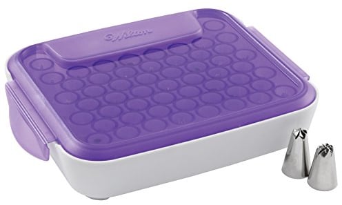 Wilton Piping Tips Organiser Case, Purple and White, 22.9 x 17.7 x 5 cm (9 x 7 x 2 in)
