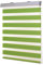 Ventanara® Doppelrollo Grün Kassetten Duo Rollo Seitenzugrollo inklusive Montagematerial 140 x 220 cm