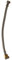 Boutté 1180980 FJ1217 Flexible sanitaire instantané femelle 12 x 17 tube ø 12 longueur 300 mm DN8