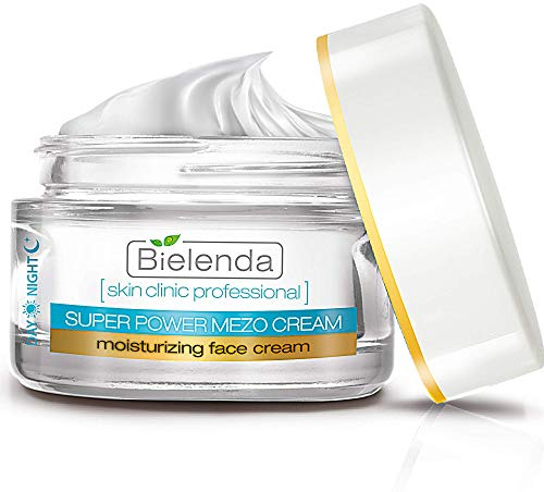 Bielenda Professional Mezo Antifalten Feuchtigkeitscreme mit Hyaluronsäure, Anti-Aging Gesichtspflege, Tag und Nacht, 50 ml