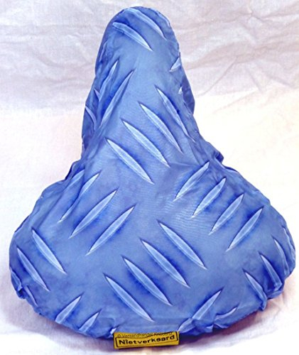 Niet verkeerd Satteldecke Sattelbezug Motiv: Metall - für Fahrradsattel