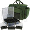 NGT Grün Karpfenangeln Isoliert Carry All Sporttasche mit 5-Fach Tackle Box