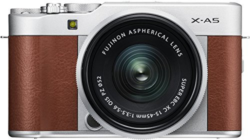 Fujifilm X-A5 XC15-45mm F3.5-5.6 OIS PZ Mirrorless Digital Camera - Brown