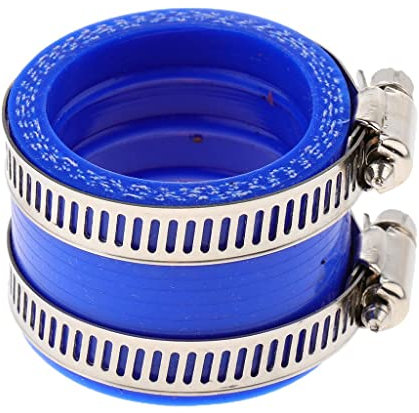 non-brand Manchon Commun Collecteur D'admission De Carburateur 32mm / 34mm PWK OKO KOSO pour Moto Yamaha - Bleu