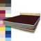 JONA SLEEP Topper-Bezug (120x200 cm) Dunkel-Braun, Topper Spannbettlaken Boxspringbett aus Baumwolle - Öko Tex - Topper Spannbetttuch für einfaches Beziehen (Schoko, 120 x 200 cm)