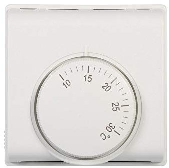 Adjustable Thermostat, 220V Room Mechanical Temperature Controller Thermostat Switch For Using To Control The Central Air-Condition In Restaurant, Supermarket, Home