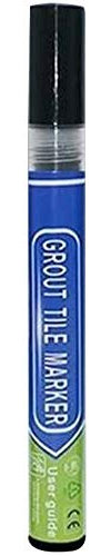 Non Toxic Grout Pen Anti Mould Waterproof Tile Repair Instant Renew Wall Refill,Tile Grout Pen - Best Choice to Restore The Look of Tile Grout Lines (08# Black)