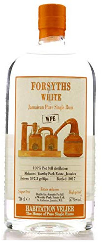 Habitation Vélier – Worthy Park Forsyths 2017 – Rhum blanc 57° 70cl