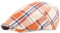 DORRISO Herren Flache Kappe Schirmmützen Leicht Einstellbare Schiebermütze Driving Cabbie Fahrhut Newsboy Cap Reise Freizeit Urlaub Baumwolle Flat Cap 55 bis 60CM Gelb