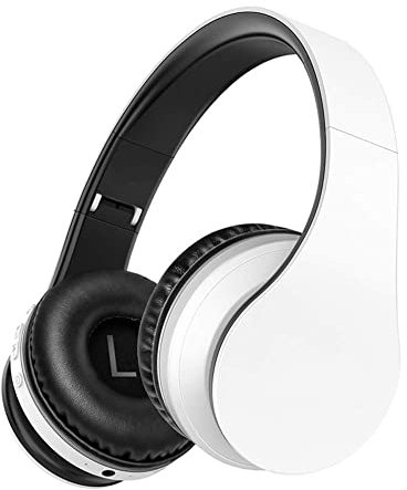XYLXJ High-end Cartoon Headset, Cat Animal Pattern, Children'S Wireless Headset, Convenient, Microphone and Volume Control, For Phone/Laptop/PC/TV (Color : Rose Gold)(Pearl White)