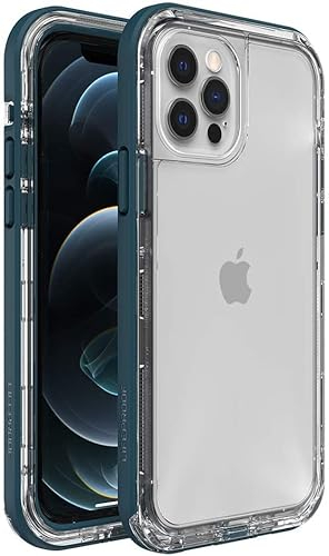 LifeProof Next Series Schutzhülle für iPhone 12 & iPhone 12 Pro (nur) – Nicht-Einzelhandelsverpackung – Clear Lake (Clear/Corsair)