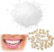 Karjiaja Temporäre Zahnreparaturperlen, Zahn Reparatur Set Zahnfüllung Reparatur Zahnperlen Zahnersatz Instant Furniere Veneers Zähne Zahnreparaturgranulate 50 g Zahngel und ca. 50 Zahnverblendungen