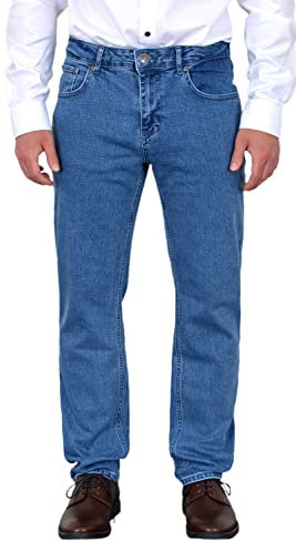 ADAM Herren Jeans Regular Fit Jeans Herren Straight - Premium Herren Jeans aus extraweicher Baumwolle