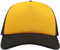 COOZO Unisex Rapper 5 Tafel Trucker-Kappe - Gelb/Schwarz