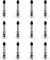 Lot de 12 embouts de rechange pour stylet passif universel compatible avec écran tactile capacitif