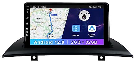 MISONDA Autoradio Android pour BMW X3 E83 2004-2012 - Gratuite Caméra - [2G+32G] - 9 Pouces 2 Din Soutien Dab Commande au Volant 4G WiFi Bluetooth Carplay Android Auto