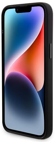 CG MOBILE Karl Lagerfeld Silikon Hard Cases für iPhone 15 Pro (Schwarz)