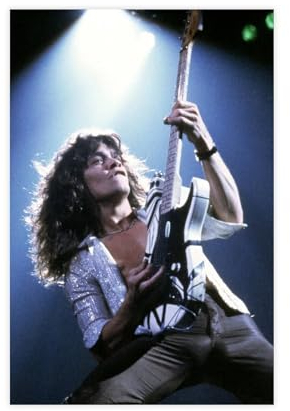 THEGIS Eddie Van Halen 13 Leinwand-Poster, Schlafzimmer, Dekoration, Sport, Landschaft, Büro, Raumdekoration, Geschenk, ungerahmt, 30 x 45 cm