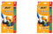 BIC Kids ECOlutions Evolution Buntstifte Set (für Kinder ab 5 Jahren, Farbstifte ohne Holz, mit bruchsicherer Mine - sicher Schreiben, 12 Stifte im Kartonetui) (Packung mit 2)