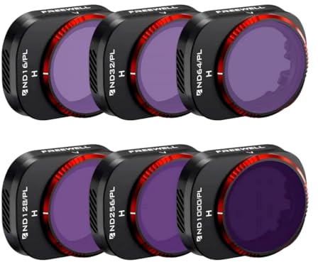Set of 6 Bright Day Freewell Filters for DJI Mini 4 Pro
