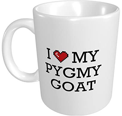 peiyeety Taza gorda divertida I Love My Pygmy Goat taza tazas de café para parejas divertidos regalos divertidos para hombres