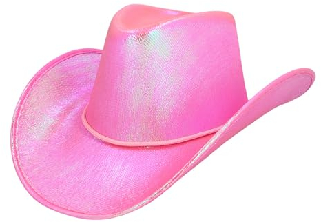 Boland - Cowboyhut Pearl, Hut für Faschingskostüme, Karneval, Mottoparty und JGA, Rosa