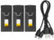 Pack de Batteries de Drone 1800mah 3.7V, 3 Pièces, Ensemble de Remplacement au Lithium avec Câble de Chargement pour Avion télécommandé 811