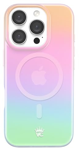VELVET CAVIAR for iPhone 16 Pro Case - Compatible with MagSafe [10ft Drop Tested] - Iridescent White Opal