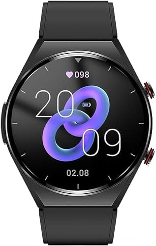 Smart Watch, Blood Pressure Measurement, Oxygen, Heart Rate, Temperature, ECG, ECG, Health, Smart Wristband (Black)
