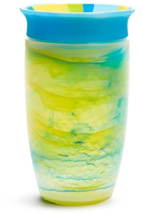 Munchkin® Miracle® 360 Toddler Sippy Cup, Spill Proof, 10 Ounce, Tropical Swirl, Blue/Multi
