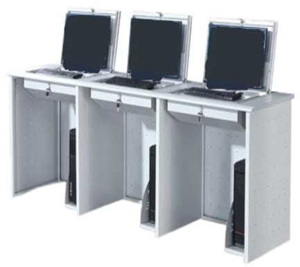 Scrivania per allenamento in aula con tavolo per computer semi incorporato per studenti, scrivania singola e doppia, design a scomparsa, ideale per classe (YC)