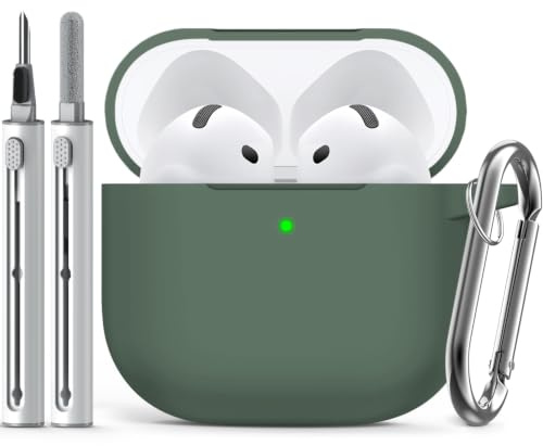 Inesore Compatible with AirPods 5/4 Hülle- PEA Green