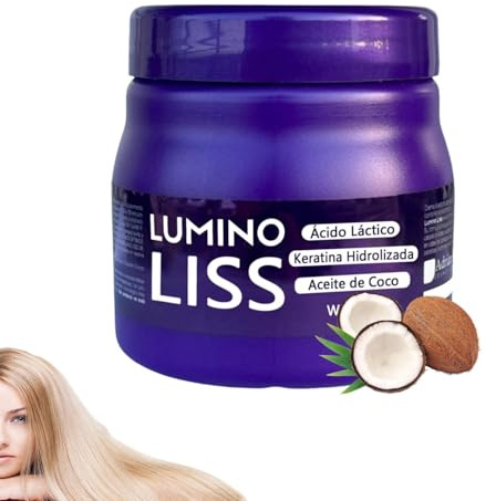 Explcior Lumino Liss Sin Formol, Crema Alisadora, Cabello Liso Sedoso Sin Frizz - Brillo Duradero (1pc)