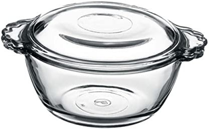 CLISPEED Vaporera De Huevos De Cristal Resistente Al Calor 275 Ml Con Tapa Vidrio Apto Microondas Cocina Hogar