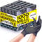 BAKAJI 1000 x Guanti Nitrile Monouso Colore Nero, Senza Polvere e Lattice, Ipoallergenici, Bio Soft, Dita Texturizzate, Adatto all'Uso Medico, Alimentare, Cucina, Casa, Pulizie (XL)