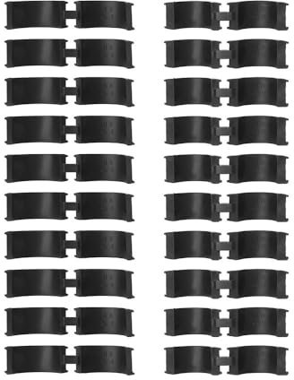 Violiica Gummidichtungen für Fahrradlenker, Abstandshalter für 22,2 mm, 25,4 mm bis 31,8 mm, rutschfester Stabilisator für Fahrrad-Handyhalterungen, Lichter, Spiegel, 20 Stück