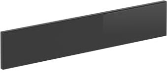 Vicco Küchenfront R-Line, Anthrazit Hochglanz, 59.6 x 11.2 cm | Möbelfront für den Herdumbauschrank, passend für R-Line Küchenschränke zur einfachen Montage