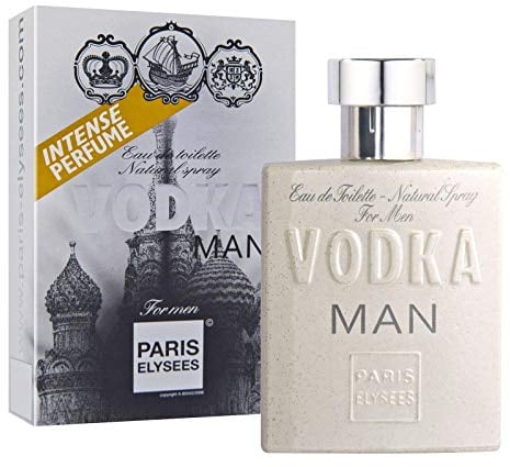 PARIS ELYSEES - Vodka Man - Eau de Toilette Homme - Aromatique et Boisée - Cardamone, Mandarine - Vaporisateur parfum - 100ml