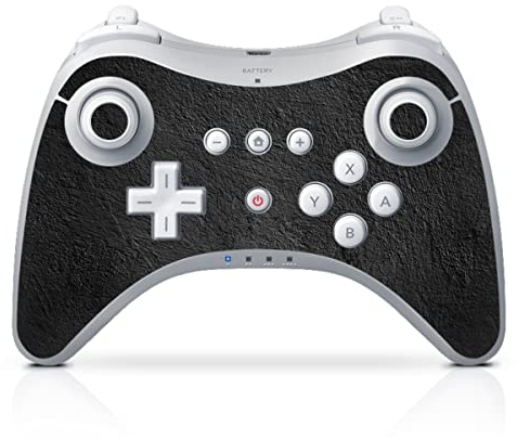 DeinDesign Skin kompatibel mit Nintendo Wii U Pro Controller Folie Sticker Beton Wand Stein