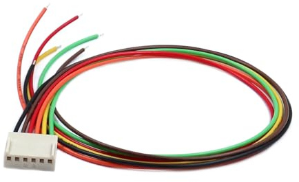 Xenterio Serie CV Leiterplatten Steckverbinder Rastermaß 2,54mm (10x Buchsenleiste mit 30cm Kabel, 6-polig)