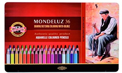 Koh-i-noor 36 Mondeluz Aquarelle Buntstifte 3725