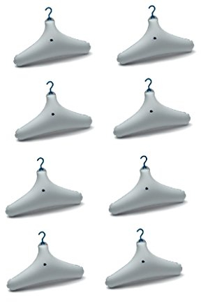 Kleiderbügel 434 aufblasbar 8 Stück in weiss 48 x 26 cm 8 Stück