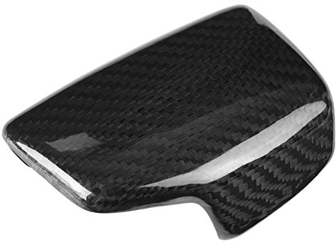 Schaltknauf-Kappen-Abdeckung, Schalthebel-Trimm-Carbon-Auto-Schalthebel-Kopfabdeckung Verkleidungsplatte Schalthebel-Abdeckung für AUD-i A4 S4 RS4 B9 A5 S5 RS5 Q5 Q7