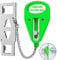 Portable Door Lock -1 Pack Heavy Duty Extra Lock for Additional Privacy and Safety in Hotel, Apartment,and Prevent Unauthorized Entry in Traveling, Anti Theft Green